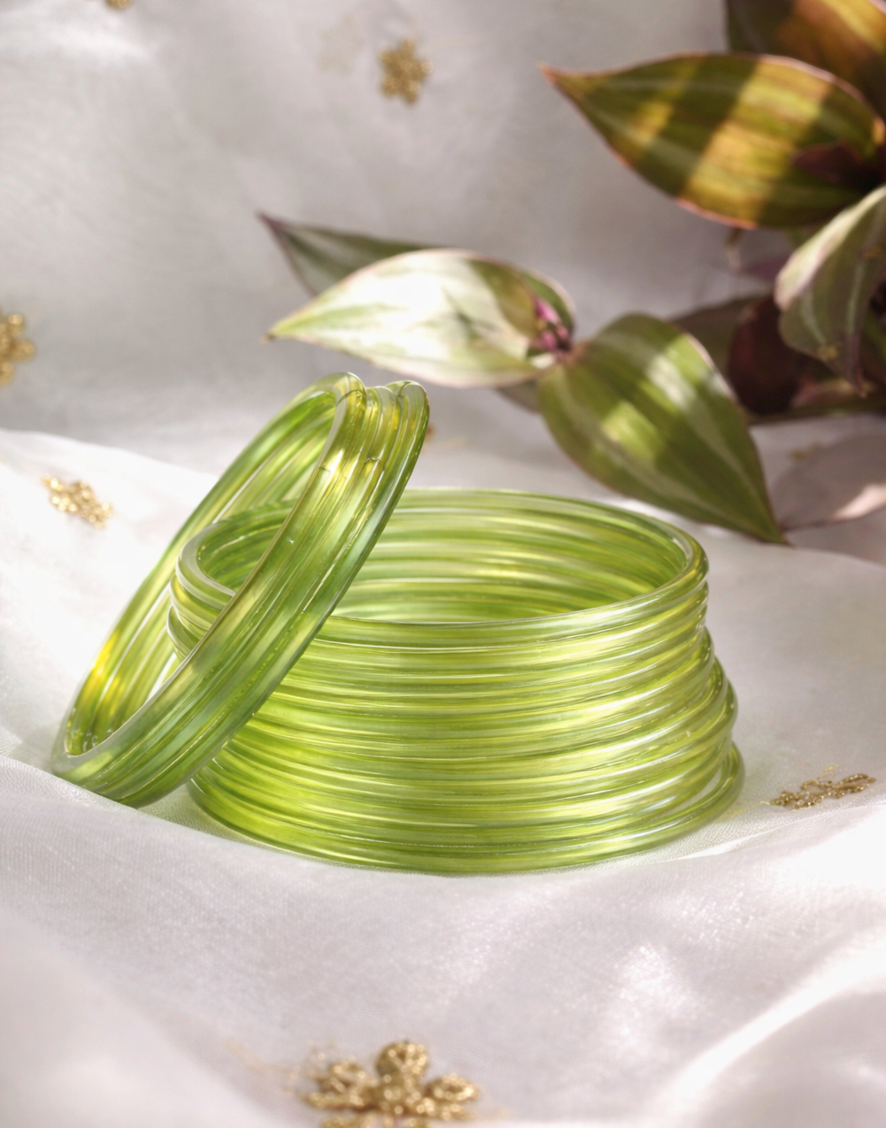 Light Green jelly bangles