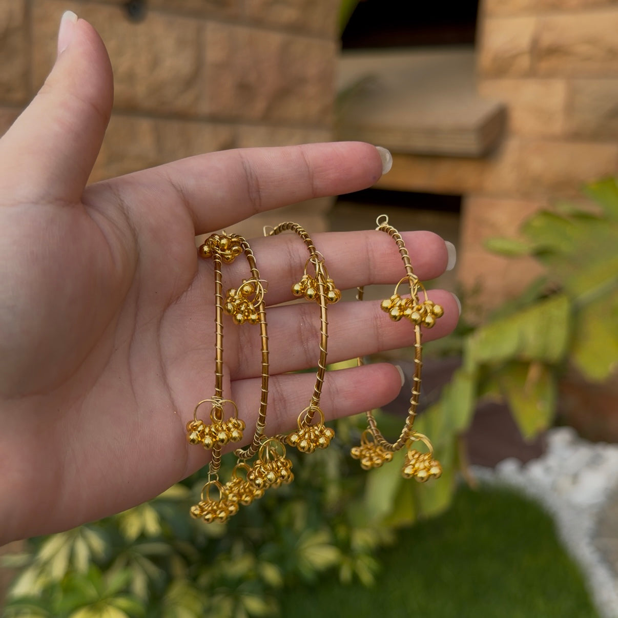 Pack of 4 golden karay