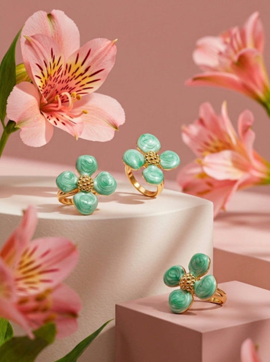 4 clover ring