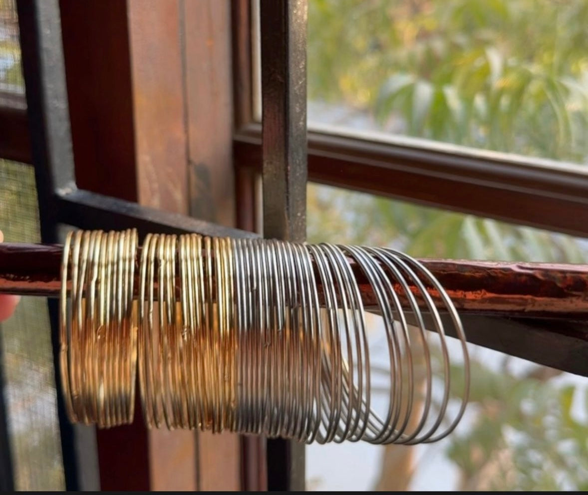 Oxidized bangles