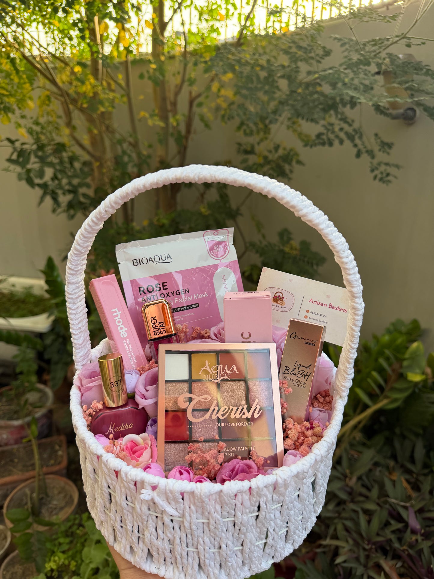 Makeup basket for her