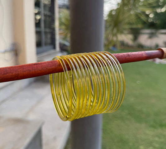 yellow jelly bangles